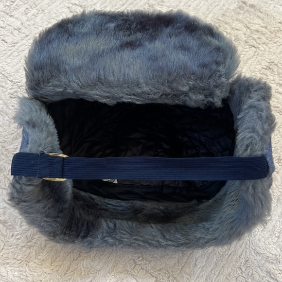 United Hatters, Cap, and Millinery Workers vintage denim trapper hat, X-Large - Picture 10 of 16